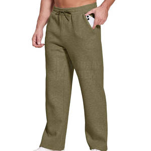 กางเกงขาตรงสำหรับผู้ชายกางเกงผ้าฝ้ายโพลีเอสเตอร์สไตล์ใหม่ - Product Image 4