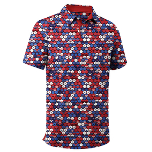 Camiseta de Golf para Hombre, Diseño Nuevo, Absorbe la Humedad, Secado Rápido, Manga Corta, Informal, Polo Personalizado con Estampado para Hombre, Venta al Por Mayor - Product Image 1