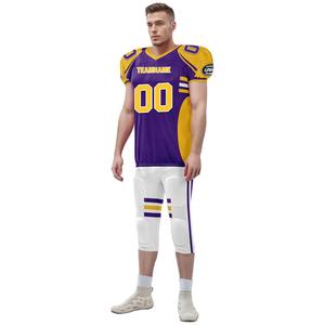 Uniformes de football américain classiques pour hommes vêtements de sport d'équipe confortables tenues d'entraînement élégantes maillot de football américain durable - Product Image 3