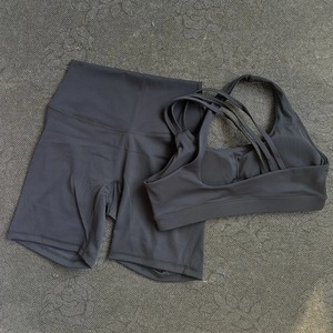 OEM Custom Women's Breathable Gym Set Fitness Bra for Active Sports Wholesale Yoga Wear Matching Yoga Set - Product Image 6