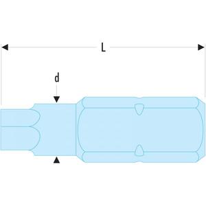 Facom Series 3 Impact <b>Bits</b> for Metric Hex Countersunk <b>Screws</b> Power Tool Accessories - Product Image 2