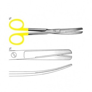 Ciseaux professionnels avec inserts en carbure de tungstène Instruments chirurgicaux en acier inoxydable - Product Image 1