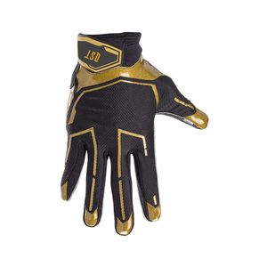 New Arrival Custom Design Leather <b>Grip</b> Full Finger Football Receiver <b>Gloves</b> Customized Logo Adults Outdoor American Football QST - Product Image 5
