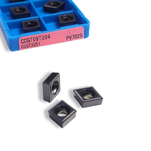 Cermet Turning Insert Great Quality CCGT 09T304 PV7025 Grade Diamond Shape <b>Tool</b> for Efficient Cutting - Product Image 2