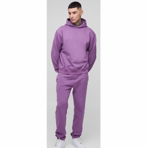 Survêtement pour hommes 2 pièces sweats à capuche avec pantalons de survêtement ensembles décontracté course Plaid Jogging Sport costume ensembles S-3XL - Product Image 1