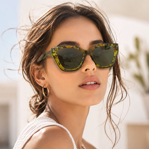 Gafas <span class=keywords><strong>de</strong></span> Sol Mellume con Marco Geométrico <span class=keywords><strong>de</strong></span> Acetato Pulido a Mano, Estilo Ojo <span class=keywords><strong>de</strong></span> Gato, Lentes Polarizadas con Protección UV400 para Hombre y Mujer - Product Image 1