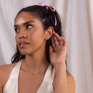 Trio Cluster Pearl Earrings 925 Silver Gold Plated Dainty Pearl Stud Earrings Classic Wedding Jewelry <b>Bridesmaid</b> <b>Gifts</b> - Product Image 2