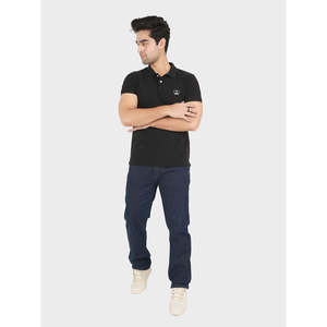 Polo MELKER de Verano, Corte Regular, Transpirable, Tela Oxford, Bordado, Color Oscuro, Técnico, Sólido, Spandex, Talla XL - Product Image 1