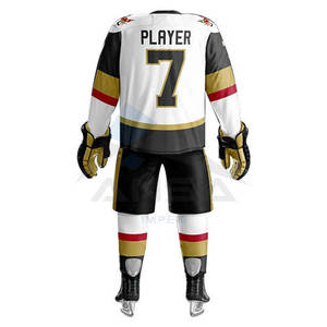 Uniforme de Hockey sobre Hielo Personalizado, Ropa Deportiva, Jersey y Pantalones Cortos de Hockey con Estampado por Sublimación, Traje de Juego Profesional para Hombre - Product Image 2