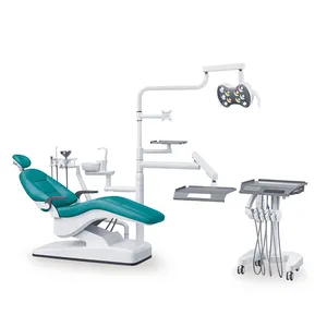 带手术灯和推车牙科设备的种植多功能牙科椅