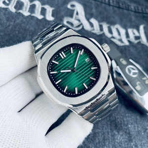 Horloge de luxe lumineuse en acier inoxydable automatique d'affaires montre étanche pour hommes montre de mode d'affaires avec affichage de la date - Product Image 1