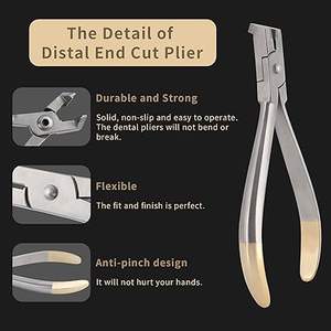 Distal End Cut Plier, Hold & Cut Hard and <b>Soft</b> <b>Wire</b> Orthodontic Cutter Dental Surgical Instrument Tool - Product Image 2