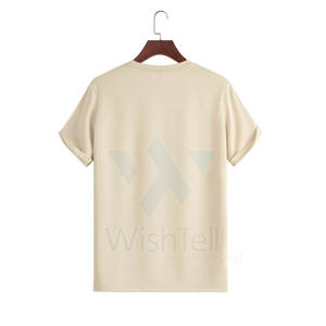 Mejor diseño de los hombres de ropa casual Slim Fit camiseta lisa en blanco para la venta - Product Image 2