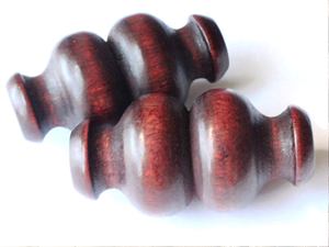 Cuentas Redondas de Madera Natural de 16 mm, Cuentas de Madera de Color Sólido, Hechas a Mano, Producto Indio - Product Image 5