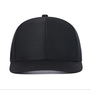 New Arrival Curved Brim Trucker Caps Outdoor Men's 6 Pane Mesh Baseball Cap Curved Brim Truck Hat - Product Image 5
