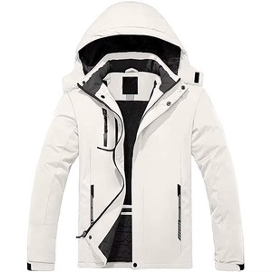 Veste de ski d'extérieur imperméable et coupe-vent pour hommes, col montant, poche avant, vêtements de snowboard d'hiver, tissu en toile - Product Image 1