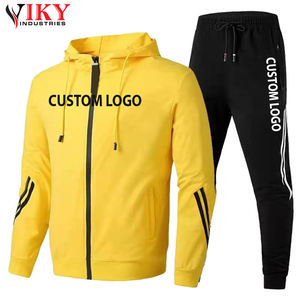 Viky Industries-chándales de poliéster con cremallera para hombre, ropa colorida para correr, chándales personalizados para correr - Product Image 4