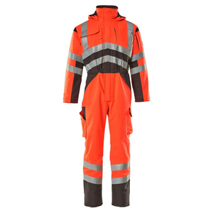 OEM Factory Supply Safety Coverall Workwear Disposable <b>Protective</b> Long <b>Sleeves</b> PE/Nylon Anti-static ANSI Class 2 EN ISO 20471 - Product Image 1