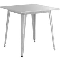 Ensemble table et chaises de salle à manger Restaurant moderne de luxe Ensemble de table à manger ronde avec dessus en bois et en métal