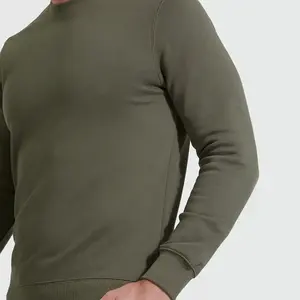 สเวตเชิ้ตแนวสตรีทสำหรับผู้ชายเสื้อสเวตเชิ้ตผ้าคอตตอนผสมน้ำหนักเบาระบายอากาศได้ดีออกแบบได้ตามต้องการ - Product Image 4