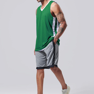 Camiseta de Baloncesto Personalizada por Sublimación, sin Mangas, de Secado Rápido, Transpirable, para Entrenamiento, de Spandex/Poliéster, Deportiva y Moderna para Hombre Adulto - Product Image 4