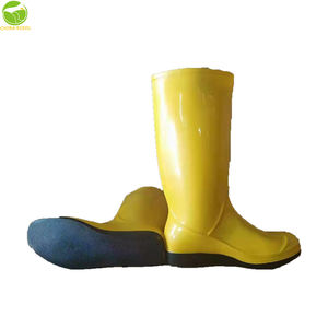 Color negro PVC impermeable jardín granja <span class=keywords><strong>pesca</strong></span> lavado de coches Botas de lluvia hombre Gumboots - Product Image 5