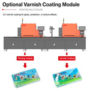 <span class=keywords><strong>Machine</strong></span> d'impression à plat à haute vitesse à passage unique pour les couvertures de boîtes cosmétiques, l'emballage de maquillage, les boîtes cadeaux rigides, imprimante <span class=keywords><strong>UV</strong></span> numérique - Product Image 6