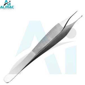 ALMAC Top Sale Adson Tissue Forceps Instrumentos quirúrgicos manuales de acero inoxidable de alta calidad Venta caliente Artículo de acero inoxidable - Product Image 1