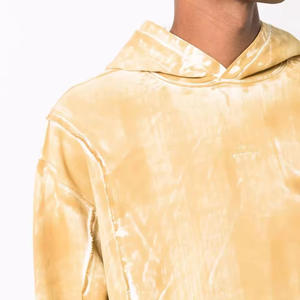 Nouveau pull à capuche 100% coton en détresse de haute qualité poids lourd surdimensionné éponge française personnalisé Vintage lavage à l'acide hommes à capuche - Product Image 6