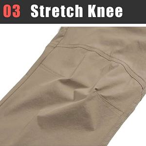 กางเกงคาร์โก้ผู้ชายใส่สบาย สีตามสั่ง เอวสูง ผ้าฝ้ายคุณภาพดี กางเกงคาร์โก้ผู้ชายแบบซักแล้ว - Product Image 5