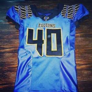 Uniformes de football américain de qualité supérieure avec broderie tissu sergé ensembles imprimés respirants vêtements de football par sublimation - Product Image 4