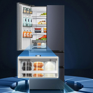 Réfrigérateur domestique à air frais sans givre à plusieurs portes de style français 525L à quatre portes à première classe d'efficacité énergétique à onduleur - Product Image 5