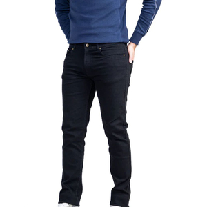 กางเกงยีนส์ของผู้ชายทรงสลิมฟิตสีดำกางเกงยีนส์ของผู้ชายสีดำดีไซน์ตามสั่งใหม่ - Product Image 5