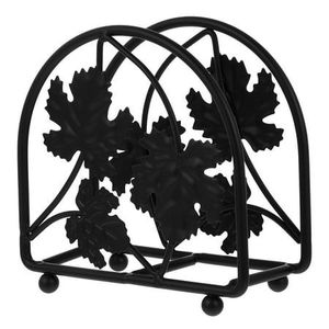Servilletero de Metal Forjado a Mano con Acabado Negro, Estilo Americano, Multiusos para Decoración de Mesa de Comedor, Marca Chaman India - Product Image 6