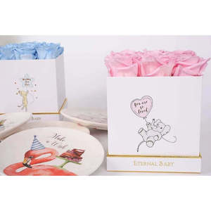 Luna Eternal Baby Romantic Natural Square Jewelry Box Rose Gift Box for Valentine's Day and Mother's Day Gifts - Product Image 4