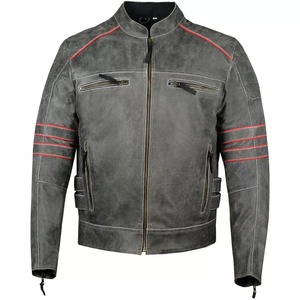 Men Leather Coats Men <b>Jacket</b> Fashion Fleece Reflective <b>Jacket</b> for Men - Product Image 1
