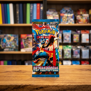 Carte Pokémon [m1S] Mega Brave Booster Box Version Coréenne. Échantillon scellé en usine 1EA |   Vente au détail |   MEGA - Product Image 2