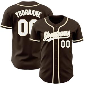 Uniformes de béisbol y sóftbol bordados personalizados de alta calidad, conjunto de ropa deportiva de Jersey de malla transpirable con sublimación completa - Product Image 3