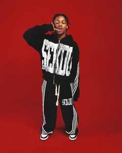 ชุดเซ็ตเสื้อฮู้ดดี้และกางเกงวอร์มขาบานสำหรับผู้ชายและผู้หญิง พิมพ์ลายตามสั่ง ประดับคริสตัล ผ้าเฟรนช์เทอร์รี่ - Product Image 5