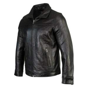 El mejor diseño de chaqueta de cuero de motorista para hombres personalizada/chaqueta de cuero de oveja para hombres/chaqueta de cuero acolchada - Product Image 5