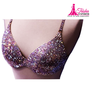 Bikini hecho a mano con cuentas 1 pieza Spandex/Nylon Ecológico Elástico y transpirable Mujer a pedido - Product Image 1