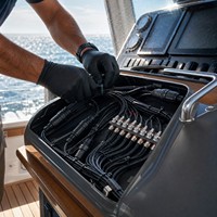Harnais de câblage marin étanche IP68 personnalisé en gros, câblage industriel étamé pour automatisation, contrôle PLC de robot, certifié CE, service OEM