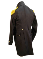 Vestes matelassées lavées pour hommes, style vintage britannique, imperméables, grande taille, tunique d'hiver, tressées, style hussard, vente en gros