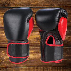 Gants de boxe en cuir véritable 100% originaux, gants d'entraînement en cuir uni personnalisés - Product Image 3