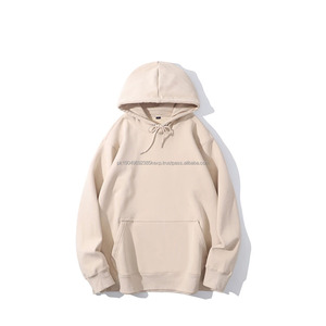 Nouveauté : Sweat-shirts à capuche en tricot GSM personnalisés, logo personnalisé, sweat-shirt à capuche surdimensionné pour homme, manches longues, taille plus - Product Image 4