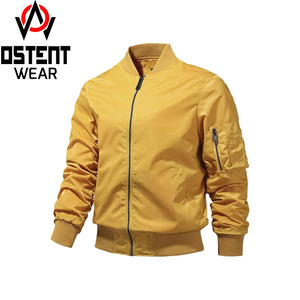 Por encargo de la calle bordado Logo parches de invierno burbuja bombardero chaqueta soporte al por mayor tamaños más grandes tela de lona para los hombres - Product Image 4