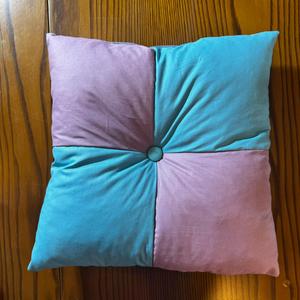 เบาะนั่งแต่งเป็นพู่หลากสีลายสี่เหลี่ยมผ้าทอสไตล์บล็อกสี - Product Image 5