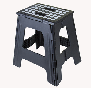 เก้าอี้บันไดแบบพับได้, พื้นผิวกันลื่นสำหรับใช้ในบ้านโรงรถห้องครัวเก้าอี้พับพลาสติกสำหรับผู้ใหญ่และเด็ก - Product Image 2