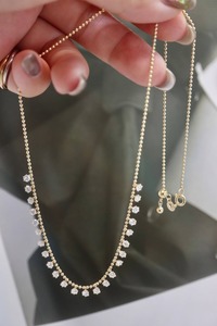 ผู้ส่งออกอินเดีย สร้อยคอจี้เพชรออกแบบเองสำหรับผู้หญิง ใช้เป็นของขวัญหรือในโอกาสวันครบรอบและงานหมั้น มีจำหน่ายในราคาที่ดี - Product Image 4