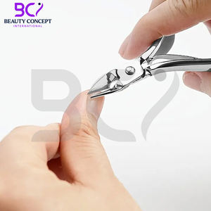 Coupe-ongles en acier inoxydable, outil de manucure professionnel, lame courbée à large ouverture, coupe-ongles durable et tranchant pour cuticules - Product Image 4